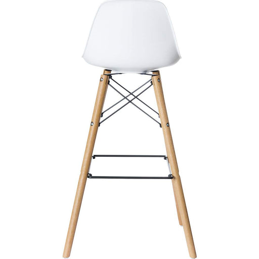 Paperflow Bar Stool Steelwood White Pack of 2