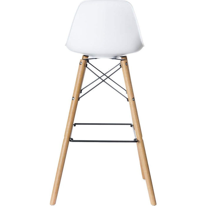 Paperflow Bar Stool Steelwood White Pack of 2