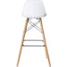 Paperflow Bar Stool Steelwood White Pack of 2