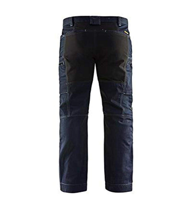 BLÅKLÄDER Trousers 14591142 Cottone, PA (Polyamide) Navy Blue, Black Size 47S