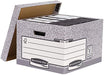 Bankers Box System Archive Boxes Grey 285(H) x 333(W) x 390(D) mm Pack of 10