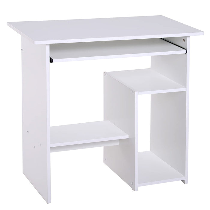 HOMCOM Computer Desk White 450 x 735 mm