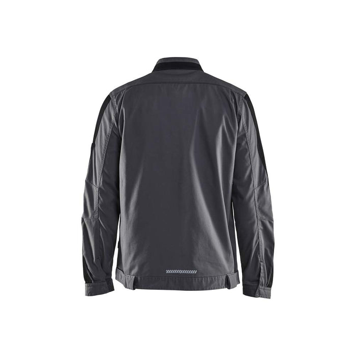 BLÅKLÄDER Jacket 44441832 Cotton, Elastolefin, PL (Polyester) Mid Grey, Black Size XS