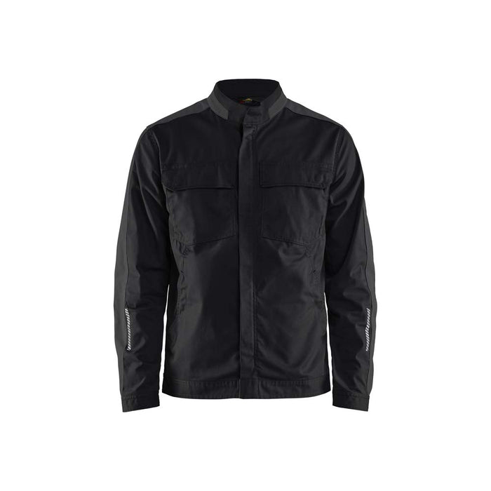 BLÅKLÄDER Jacket 44441832 Cotton, Elastolefin, PL (Polyester) Black, Dark Grey Size XXL