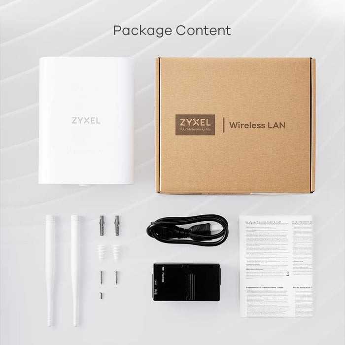 Zyxel NWA55AXE - Radio access point - Wi-Fi 6 - 2.4 GHz, 5 GHz - cloud-managed