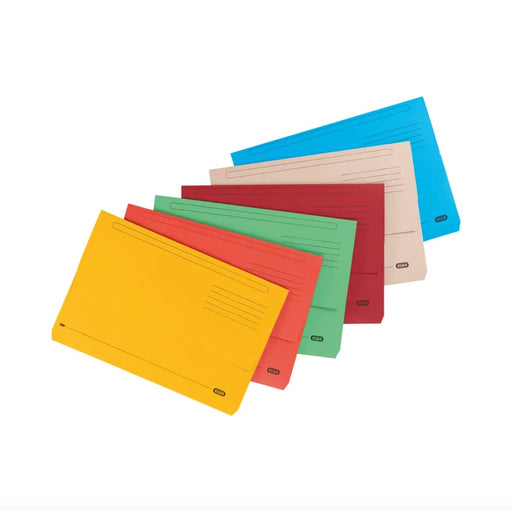 ELBA Document Wallet Manila Assorted Pack of 10