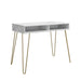 Novogratz Desks 9618891COMNUK White Marble 1,028.7 (W) x 549.9 (D) x 772.2 (H) x 772.2 - 772.2 (H) mm