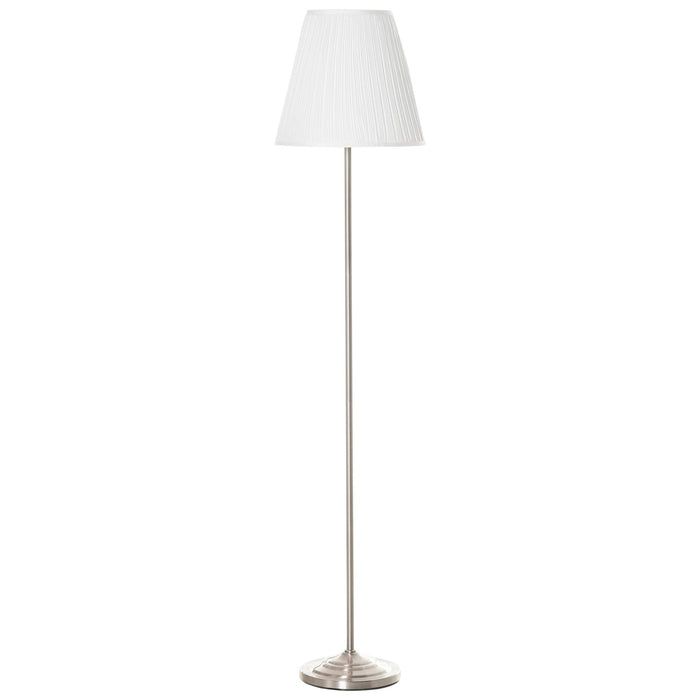 HOMCOM Floor Lamp B31-265 White, Silver