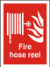 Fire Sign Fire Hose Plastic 20 x 15 cm