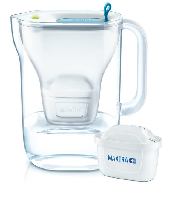 BRITA Water Filter Jug fill&enjoy Style 2.4L White-Soft Blue