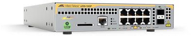 Allied Telesis AT x230-10GP - Switch - L2+ - Managed - 8 x 10/100/1000 (PoE+) + 2 x SFP - desktop, rack-mountable, wall-mountable - PoE+ (120 W)