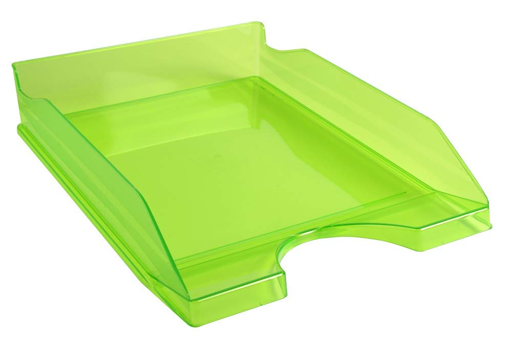 Exacompta Letter Tray 12397D EcoTray Apple Green Pack of 10