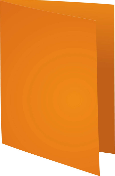 Exacompta Super Square Cut Folder A4 Orange Cardboard 160 gsm Pack of 500