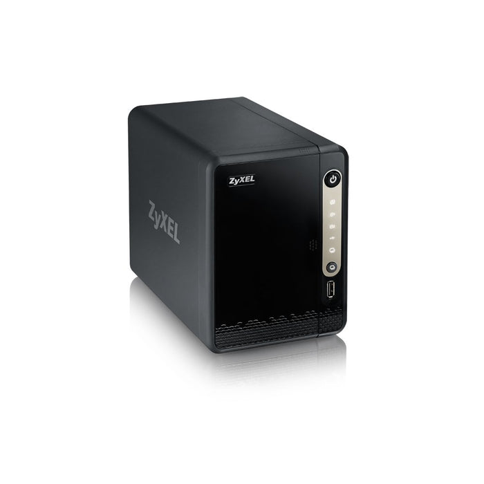 Zyxel NAS326 - Personal cloud storage device - 2 bays - SATA 3Gb/s - RAID 0, 1, JBOD - RAM 512 MB - Gigabit Ethernet - iSCSI support