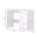 HOMCOM Desk with Shelves White 400 x 720 mm