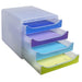 Exacompta Drawer Unit Chromaline Plastic Assorted