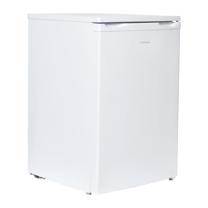 Statesman Under Counter Larder L255S Fridge Reversible Door A+ energy rating 133L Silver