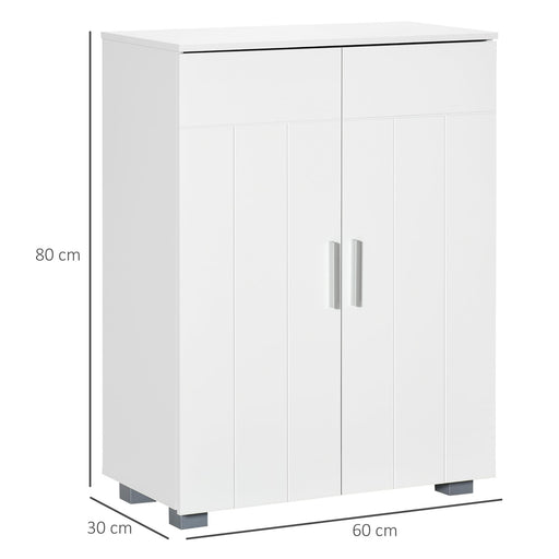 kleankin Cabinet MDF (Medium-Density Fibreboard) White 60 x 30 x 80 cm