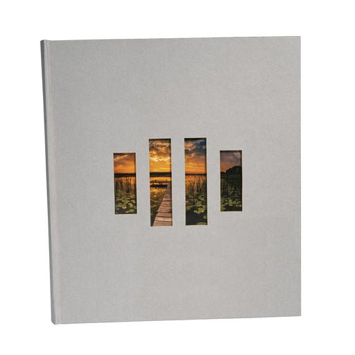 Exacompta Milano Photo Album Hardback Paper 30.3 x 32.8 x 4.7 cm Grey