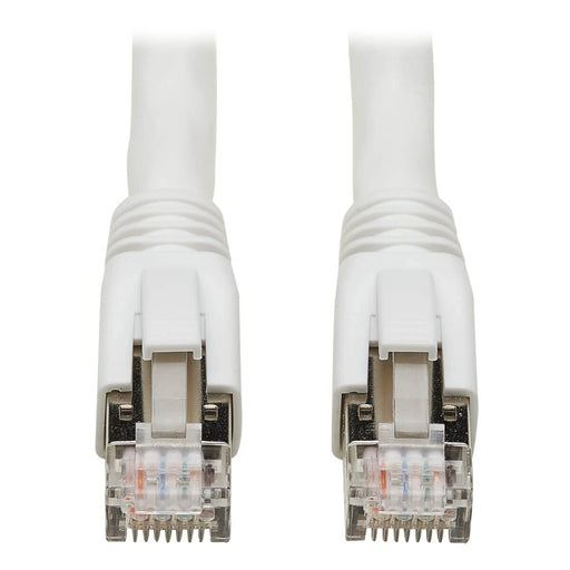 Tripp Lite Cat8 25G/40G-Certified Snagless S/FTP Ethernet Cable (RJ45 M/M), PoE, White, 3 ft. - Patch cable - RJ-45 (M) to RJ-45 (M) - 91.4 cm - S/FTP - CAT 8 - snagless, solid - white