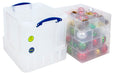 Really Useful Box Storage Box 35CXXL+4TRAYCB 35 L Transparent PP (Polypropylene) 37.5 x 48 x 31 cm