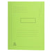 Exacompta 2 Flap Folder 445013E A4 Bright Green Cardboard 24 x 32 cm Pack of 50