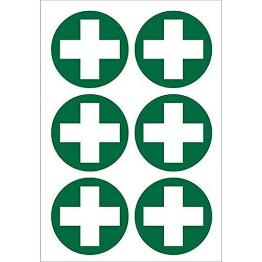 First Aid Sign Cross Pictogram Plastic