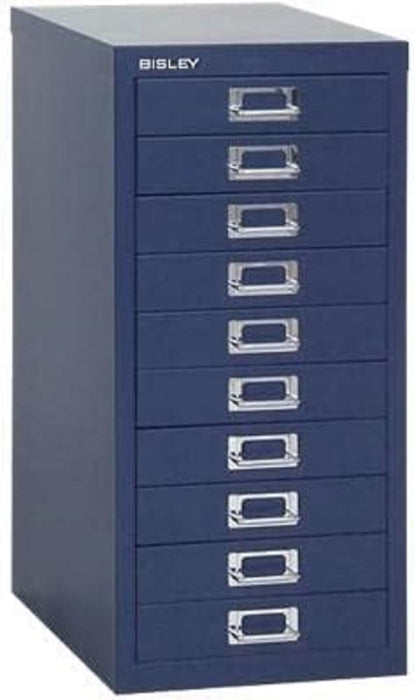 Bisley Multi Drawer Cabinet H2910NL 10 Drawers Blue 279 x 380 x 590 mm