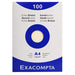 Exacompta Index Cards 13356E A4 Ivory 21.3 x 30 x 2.5 cm