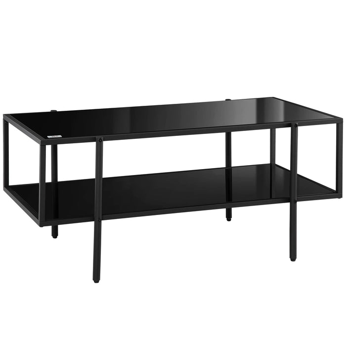 HOMCOM Coffee Table 839-441V00BK 550 (W) x 1,000 (D) x 455 (H) mm