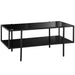 HOMCOM Coffee Table 839-441V00BK 550 (W) x 1,000 (D) x 455 (H) mm