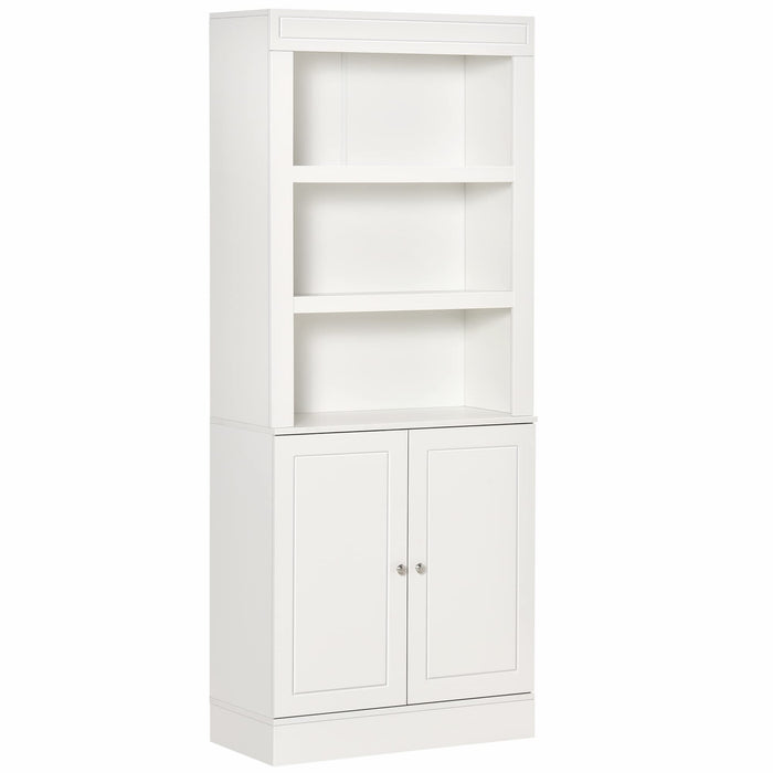 HOMCOM Kitchen Cabinet White 355 x 1,825 mm