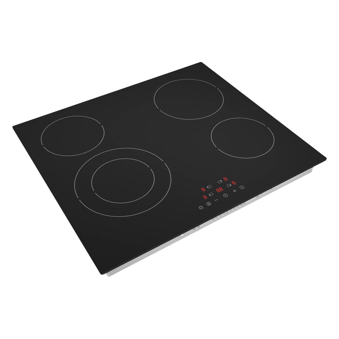 Statesman CHZ460T Ceramic Hob 9 Stage Power Settings Scott Glass Black