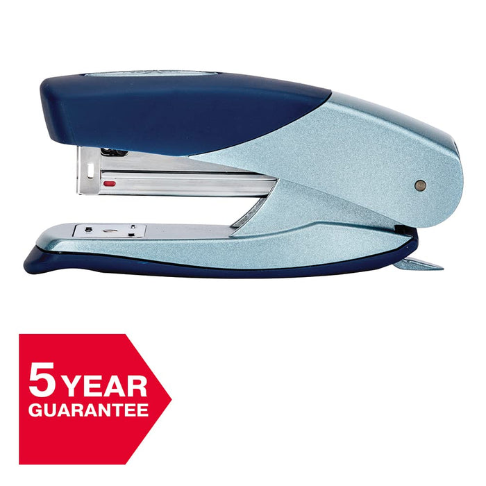 Rexel Matador Stapler 2100951 Half Strip Silver, Blue 25 Sheets No.56, No.16 Metal