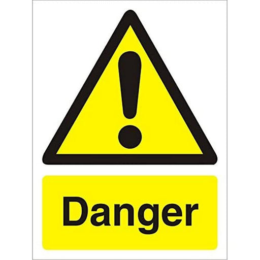 Warning Sign Danger Plastic 40 x 30 cm