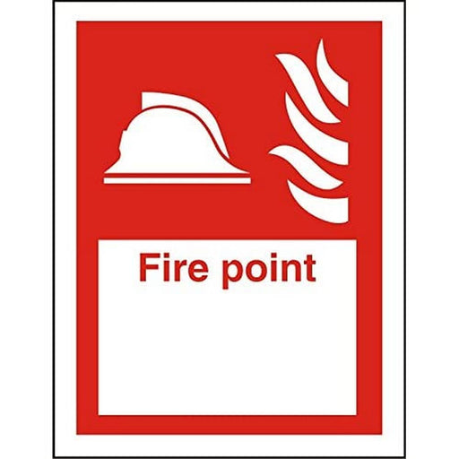 Fire Point Sign Plastic 20 x 15 cm