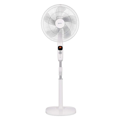 igenix Pedestal Fan DF1670 16 inch White 1 Speed Settings 40 x 45.2 x 136 cm