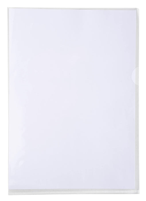 Exacompta Cut Flush Folder 56111E Transparent Polypropylene 120 Microns Pack of 100