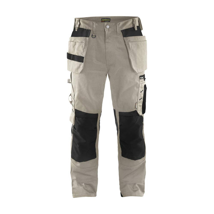 BLÅKLÄDER Trousers 15551860 Cotton, PL (Polyester) Stone, Black Size 43S