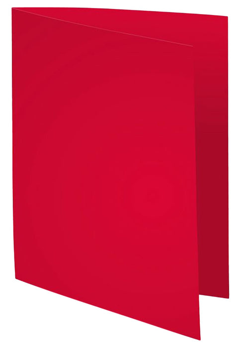 Exacompta Rock''s Square Cut Folder A4 Raspberry Cardboard 80 gsm Pack of 300