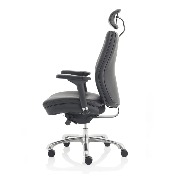 Dynamic Ergonomic Chair Domino PO000065 Leather Black Synchro Tilt