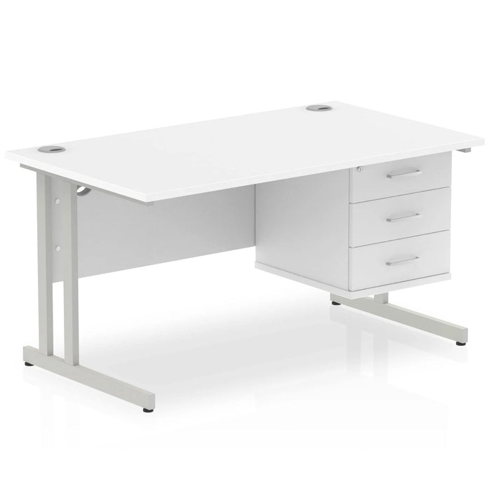 Dynamic Desk Impulse MI002214 White 1400 mm (W) x 800 mm (D) x 730 mm (H)