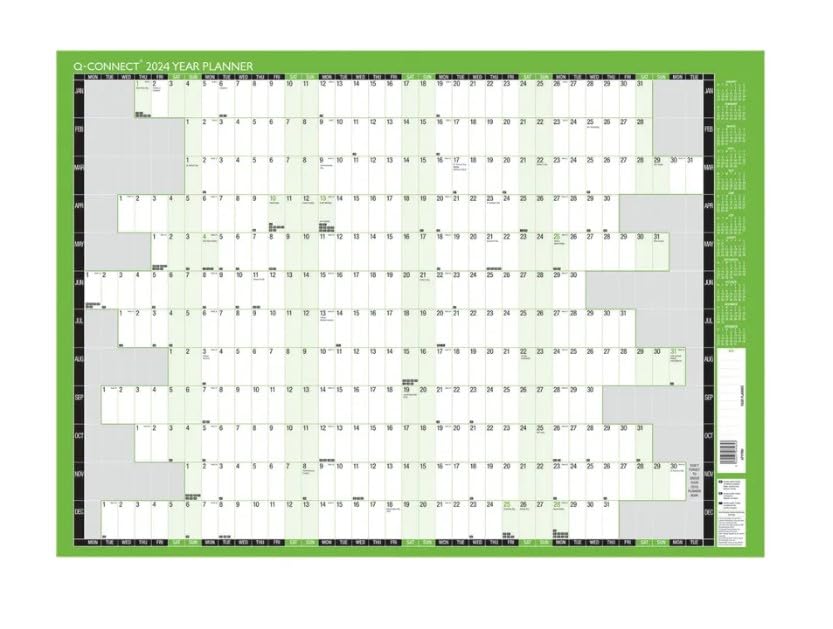 Q-Connect Year Planner Unmount 2024