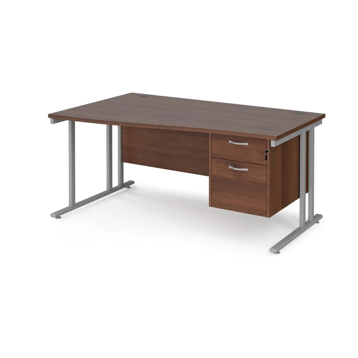 Dams International Wave Desk MC16WLP2SW 1,600 x 725 x 800 - 990 mm