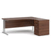 Dams International Desk with Pedestal EBS14RB 1,400 x 1,626 x 725 mm