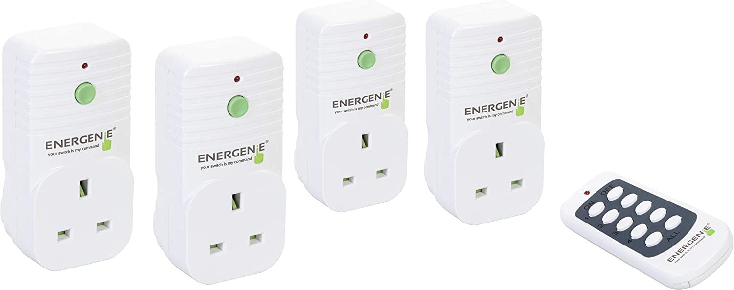 EnerGenie Smart Plugs 3000W 3 Pack White