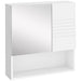 kleankin Mirror Cabinet White 150 x 550 mm