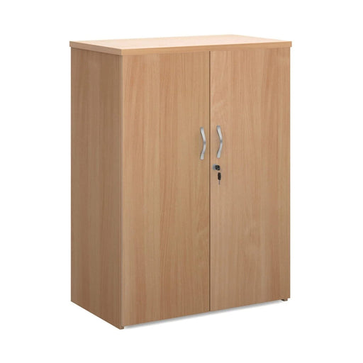 Dams International Cupboard Lockable with 5 Shelves Melamine Universal 800 x 470 x 2140mm Beech