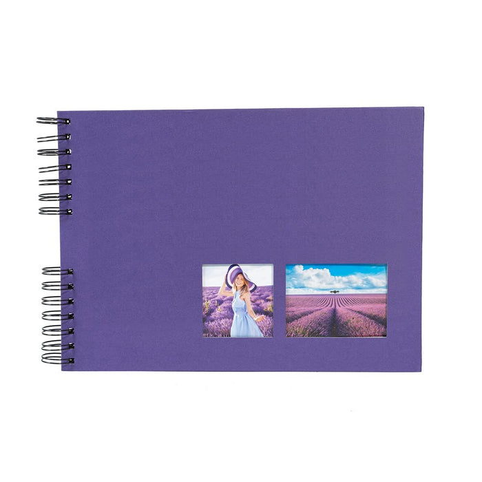 Exacompta Milano Photo Album Spiral Hardback Paper 22 x 32 x 3 cm Purple