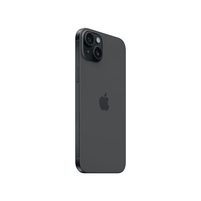 Apple iPhone 15 Plus - 5G smartphone - dual-SIM / Internal Memory 128 GB - OLED display - 6.7" - 2796 x 1290 pixels - 2x rear cameras 48 MP, 12 MP - front camera 12 MP - black